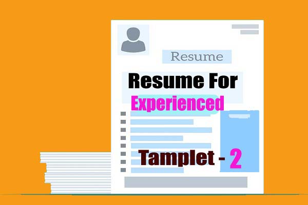 Best Fresher Resume Format Download in MS Word 2023 | Resume Format For Freshers in Word